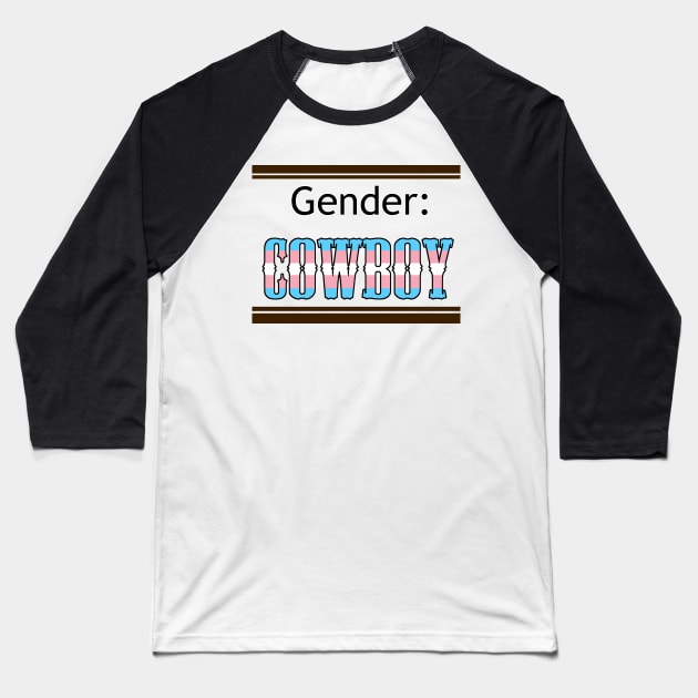 Gender: COWBOY - Trans Colors Baseball T-Shirt by Akamaru01